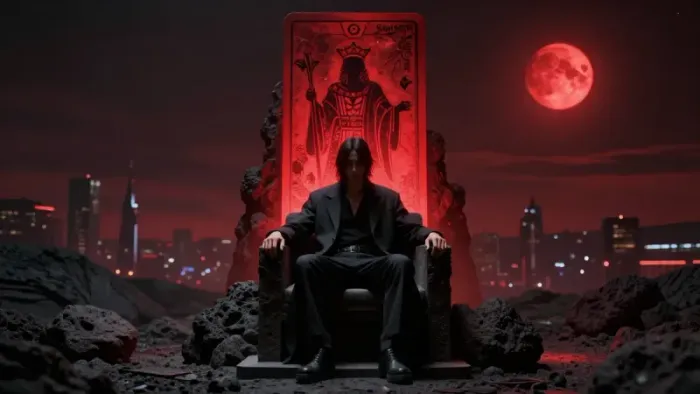 Иллюстрация к статье: Таро-прогноз для Овна на 2027 год: Архетип Императора и интеграция тени