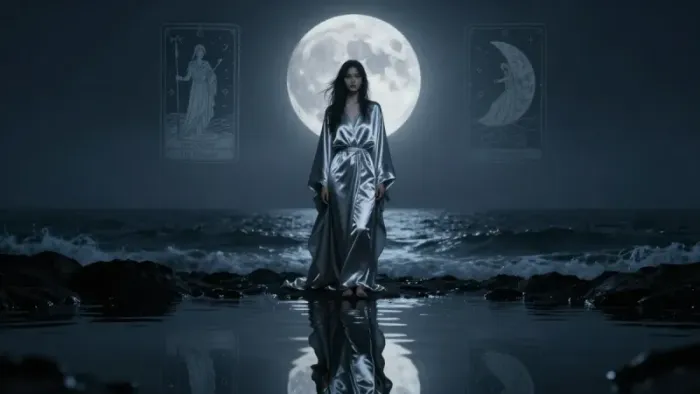 Иллюстрация к статье: Таро-прогноз для Рака на октябрь: Встреча с архетипами и глубинами бессознательного