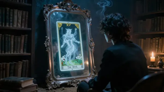 Иллюстрация к статье: Тень и Таро: как архетипы бессознательного проявляются в картах