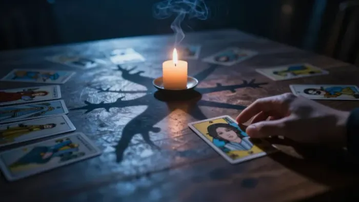 Иллюстрация к статье: Теневая сторона преданности: Как читать расклады на верность без проекций