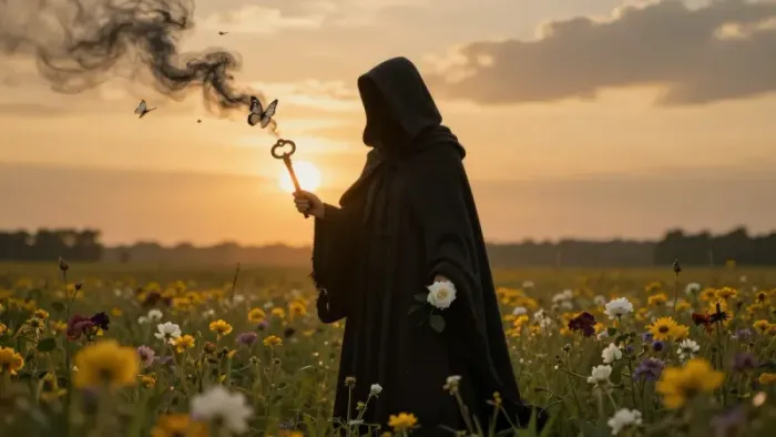 Иллюстрация к статье: Терапевтическая сказка: Как подружиться со Смертью и не сойти с ума от тревоги