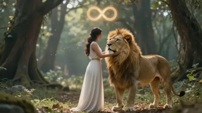 Иллюстрация к статье: Терапевтическая сказка «Сила»: как приручить своего внутреннего льва