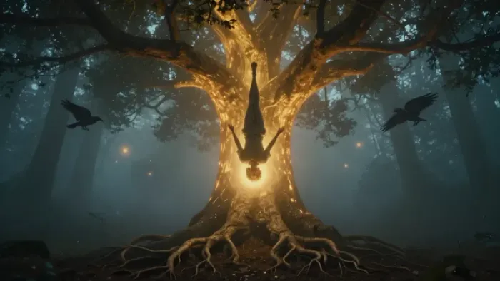 Иллюстрация к статье: Трансформационная игра «Повешенный»: как замирание меняет судьбу