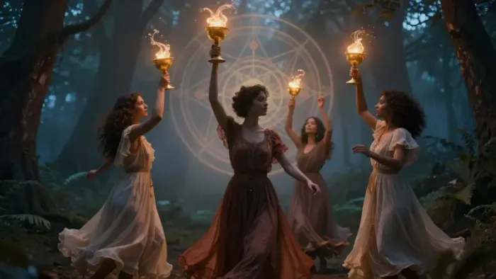 Иллюстрация к статье: Тройка Кубков: Когда бессознательное выходит на танец