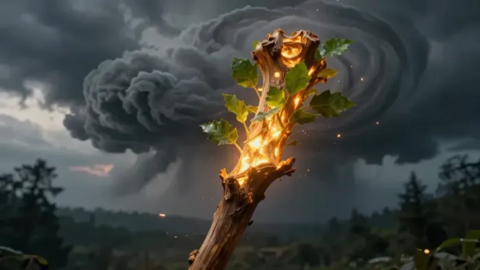 Иллюстрация к статье: Туз Жезлов: Психология первозданного огня и искры бессознательного