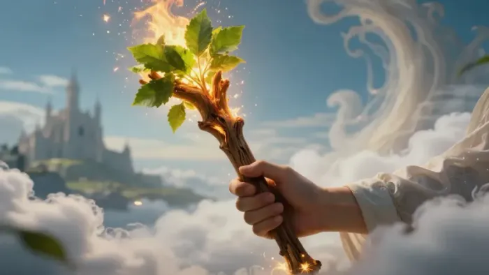 Иллюстрация к статье: Туз Жезлов: Психология творческого взрыва и архетип Воли