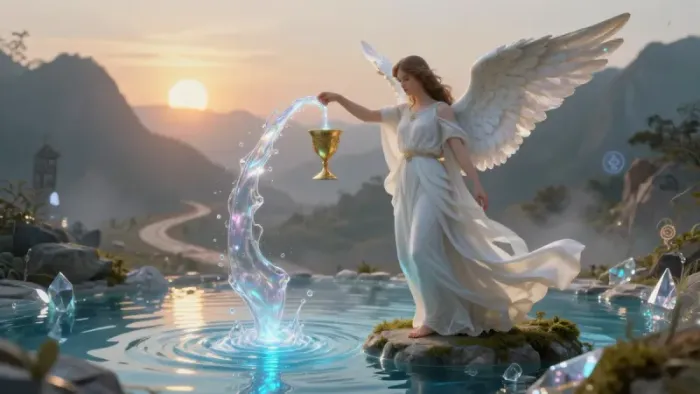 Иллюстрация к статье: Умеренность: Алхимия души и искусство внутреннего равновесия