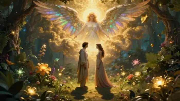 Иллюстрация к статье: Влюбленные в Таро: Глубокий юнгианский разбор Архетипа выбора и интеграции