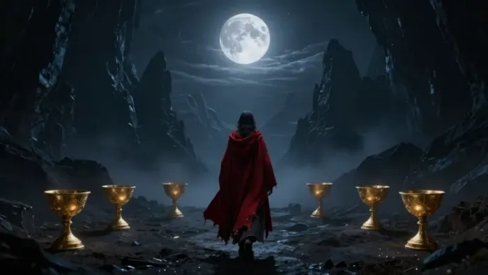 Иллюстрация к статье: Восьмерка Кубков: Психология осознанного расставания с прошлым