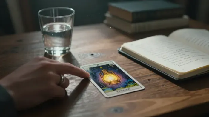 Иллюстрация к статье: Зеркало для бессознательного: как работают инсайты через метафорические карты и Таро